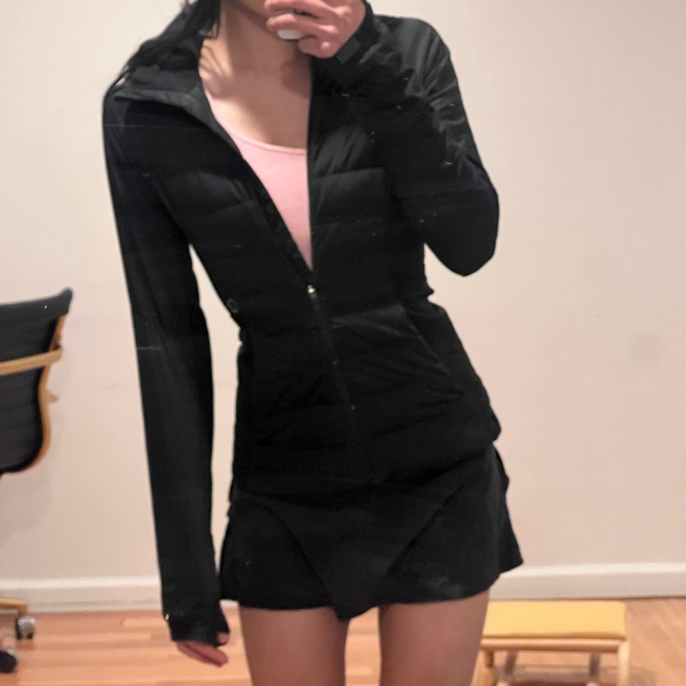 Black Lululemon down jacket in size 2. Down for it all